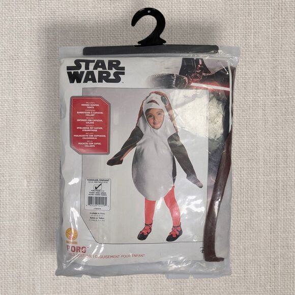 Star Wars The Last Jedi Toddler Porg Costume Size 2T/3T Bodysuit